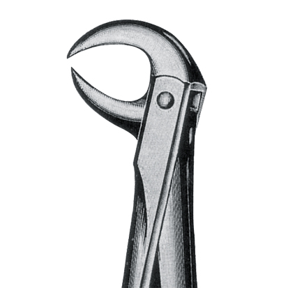 Extracting Forceps, no.86A Lower Molar Decayed
