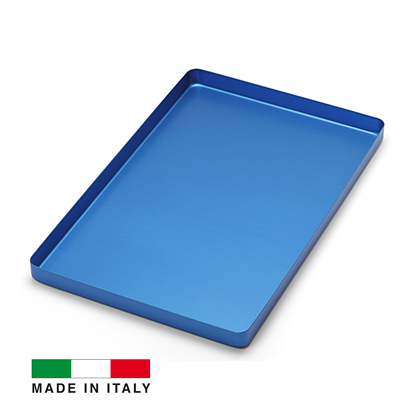 Medesy® Aluminum Blue TRAY without Lid 285x185x15mm