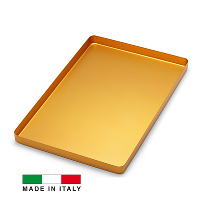 Medesy® Aluminum Guld Bricka utan lock 285x185x15mm