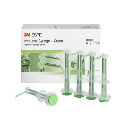 VPS  Intraoral Syringe Green, 20st.