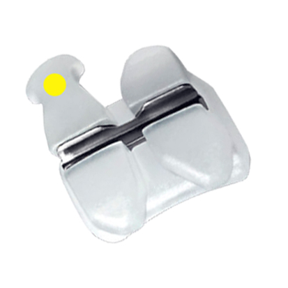 Cera* Metal Slot Ceramic Brackets, Roth .018, 20 brackets