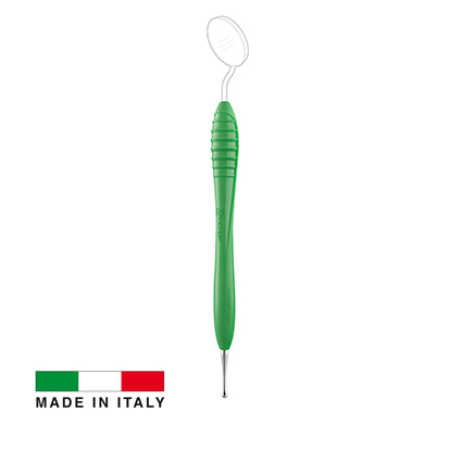 Levante® Mirror Handele in Silicone Green