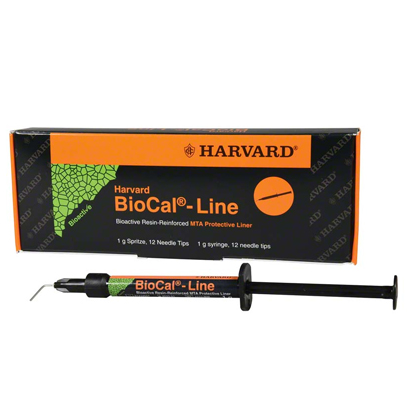 Harvard BioCal Line MTA cement, 1 g  syringe + 12 Cannulas