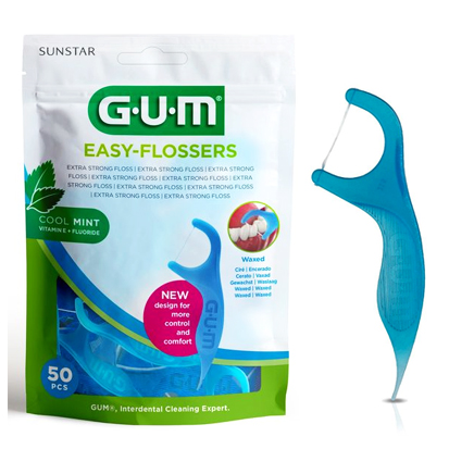 GUM® EASY-FLOSSERS Mint, 50st.
