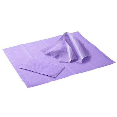 Patient Bibs MAXI Purple 45x40cm, 500pcs.