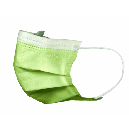 Munskydd 3-lag med öronband Fresh Green 50 st 
