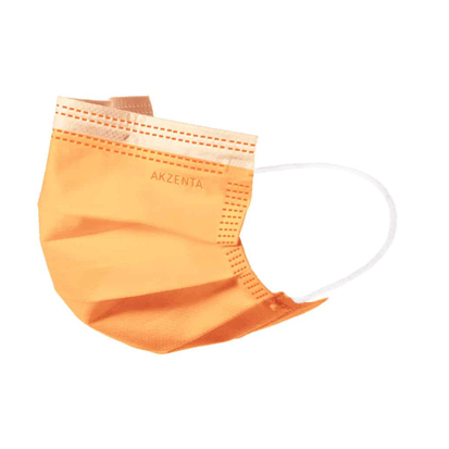 Munskydd 3-lag med öronband Hot Orange 50 st 