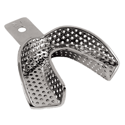 Metal Impression Trays Perforated Lower Large, 1st.