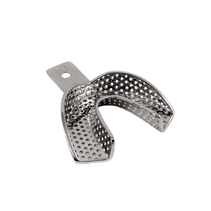 Metal Impression Trays Perforated Lower Small, 1st.