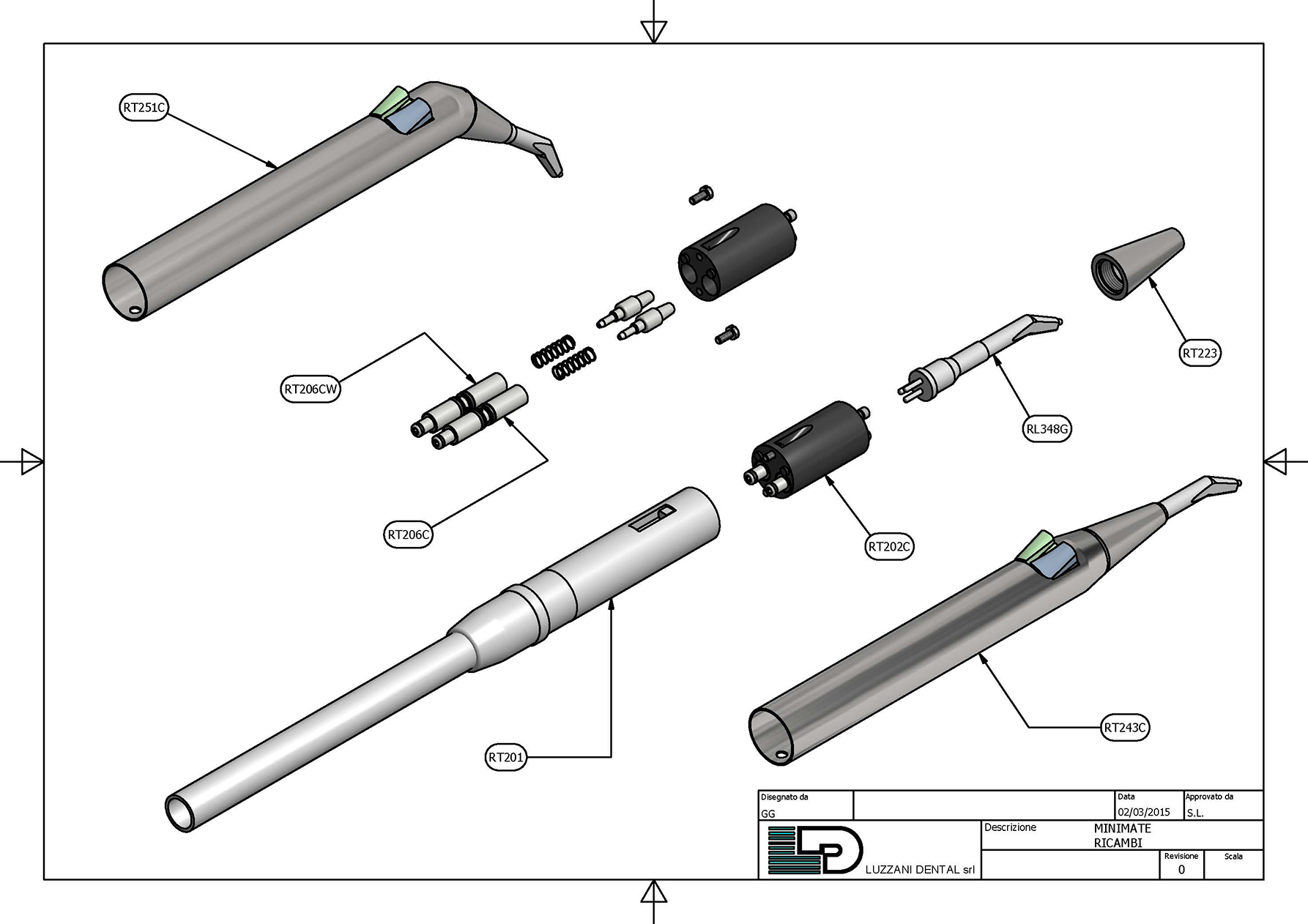 klardent.se Luzzani MiniMate Syringe Spareparts,1st.
