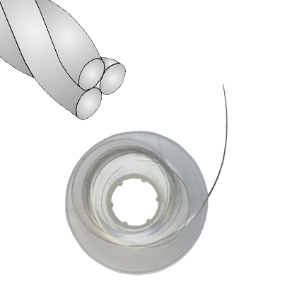 Twist Three Strand Spool Wire, .0155 x 30 ft. Length 