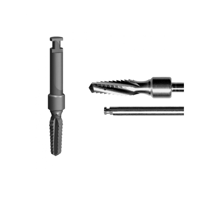 ACE® Kirschner Bur contra angle, 34mm long, 15mm cutting length, taper 3.15-4.0-mm, Internal Irrigation