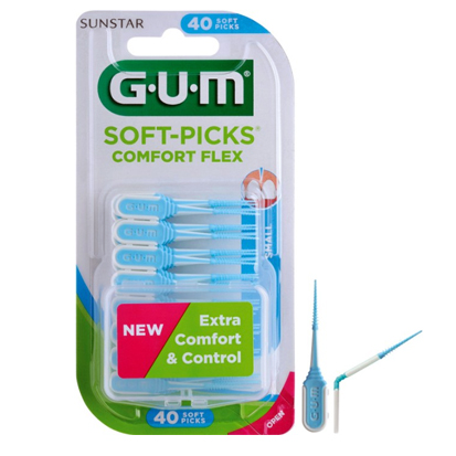 GUM SOFT-PICKS® Comfort Flex Small, 6x40pcs.
