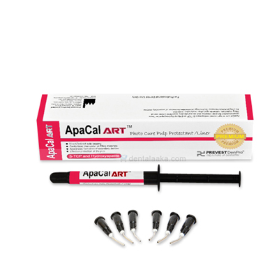 ApaCal ART   Ljushärdande isoleringscement 2 x 2g Sprutor + 10 Applicator Tips