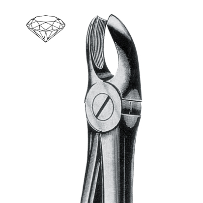 Extraktionstång Diamant, no.17 ÖK molar höger