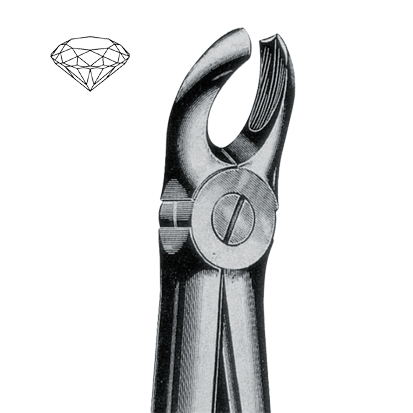 Extraktionstång Diamant, no.18 ÖK molar vänster