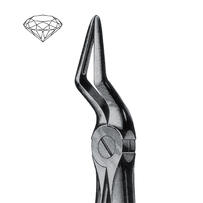 Extracting Forceps Diamond, no.51L Upper Roots Long 