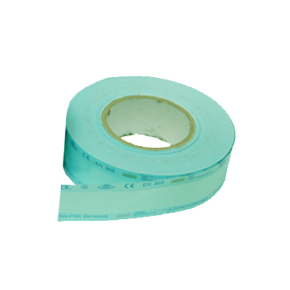 Flat Autoclave rolls Green 55mm x 200m