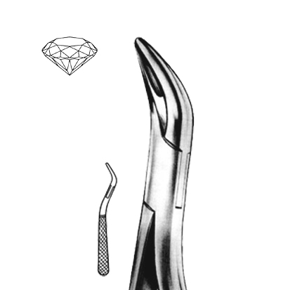 Extracting Forceps Diamond, no.588 Witzel Upper Roots
