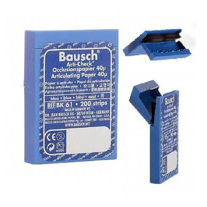 Bausch Artikulationspapper Rakt 40my 200 st.