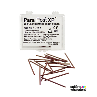 ParaPost Plastic Impression post Brown No.3 , 0.9mm , 20st.