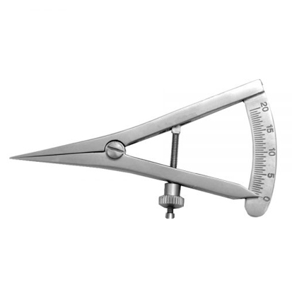 Caliper 0 -20 mm Castroviejo 90mm lång, 1st.