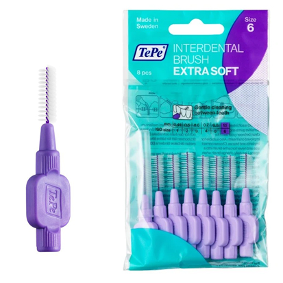 TePe Mellanrumsborste Klimatsmart Lila 1.1mm, 10x8St.