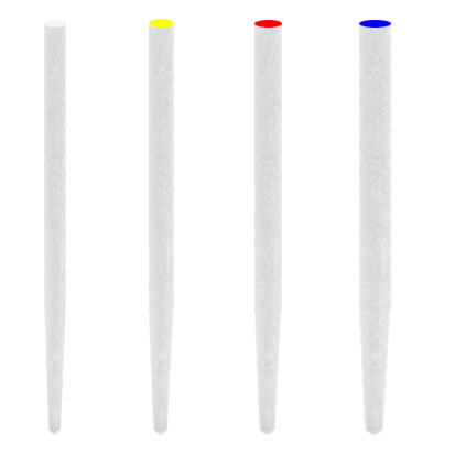 Glass Fiber Post, Straight Φ1.0mm - White, 10st.