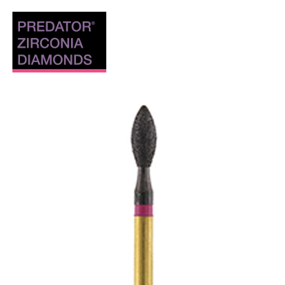 Predator® Zirconia Cutter Diamond Burs, 5pcs