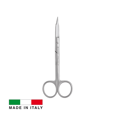 SCISSORS CURVED SHARP 130MM