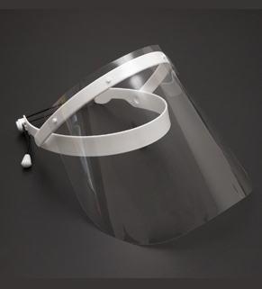 Face Sheild Adjustable White Frame + 10 Refill - 2
