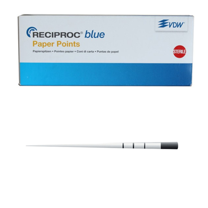 Pappersspets VDW Reciproc Blue® #R40 Svart, 180st