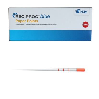 Papper Points VDW Reciproc Blue® #R25 Red, 180 st
