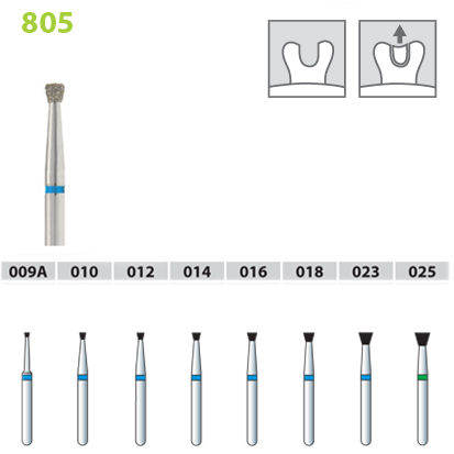 Omvänd konisk diamant HP 805, 5St. - 2