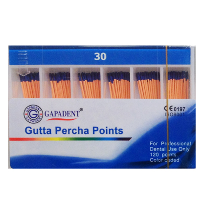 Gutta Percha ISO no.#30 Blue coded 120 st.