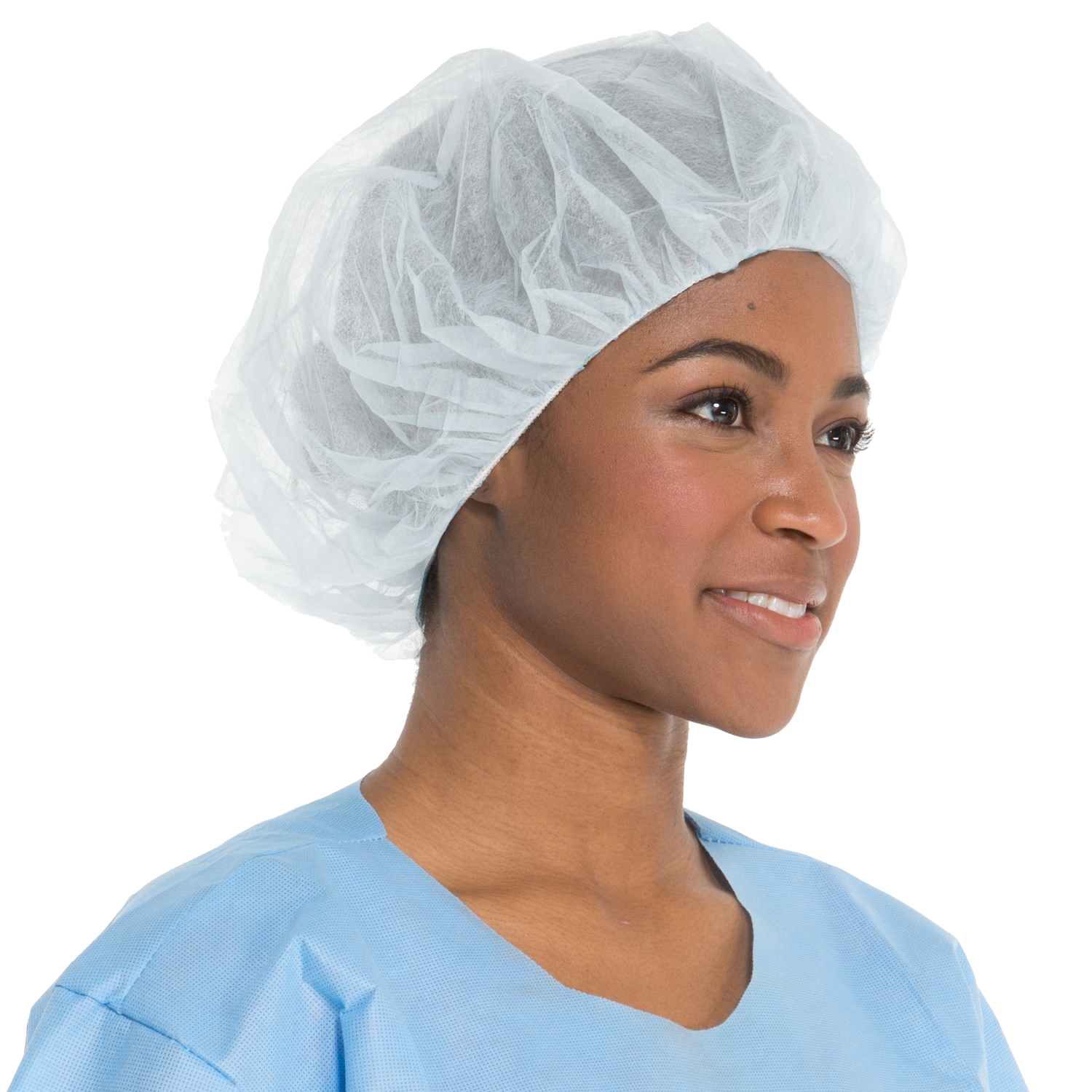 Bouffant Cap White 45cm, 100st