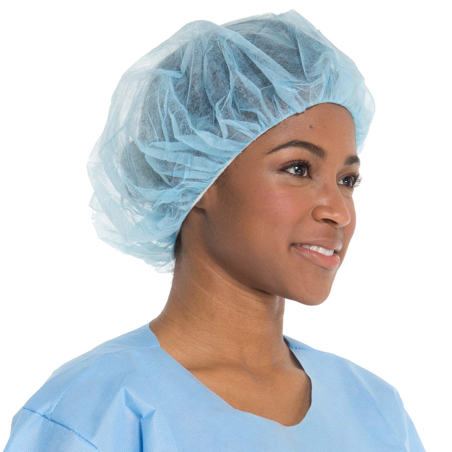Bouffant Cap Blue 45cm, 100st