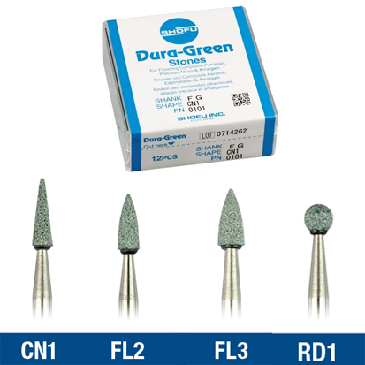 Dura-Green® Carborundum, FG Tapered CN1, 12st.