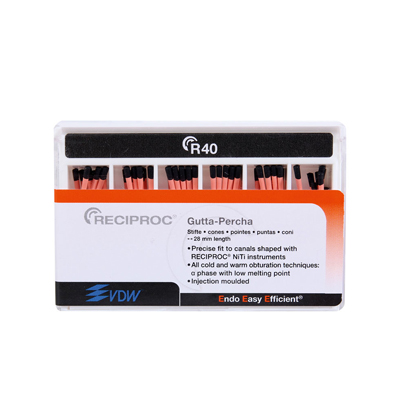 Guttaperka VDW Reciproc® #R40 Svart, 60 st