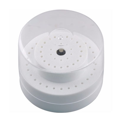 Burs Holder White Round 60pcs FG,RA,HP