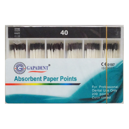Paper Ponits ISO no.#40 Black coded 200 st.
