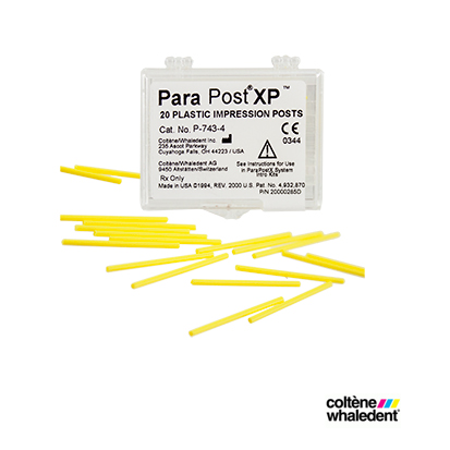 ParaPost Avtrycksstift i plast Gul No.4 , 1.0mm , 20st.