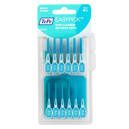 TePe EasyPick M/L Blå, 10x36st.