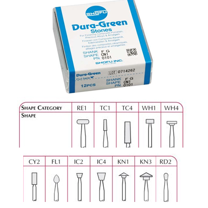 Dura-Green® Carborundum, RA Cylinder TC1, 12st.