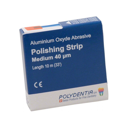 Poleringstrips Polydentia Swiss Medium, 10m