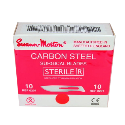 Swann Morton© Skalpellblad no. 10 Steril, 100st.