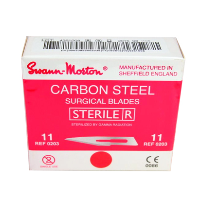 Swann Morton© Skalpellblad no. 11 Steril, 100st.