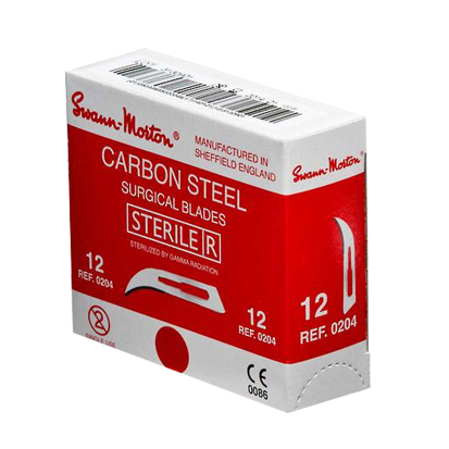 Swann Morton© Skalpellblad no. 12 Steril, 100st.