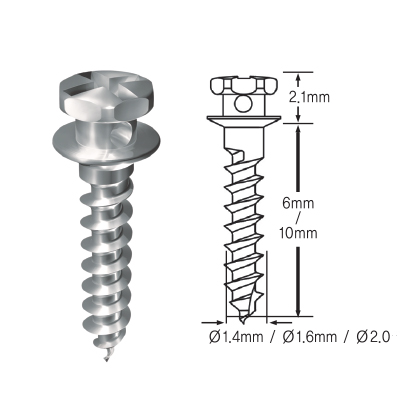 Dual Top Mini Screw JA, 1St.