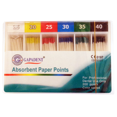 Paper Ponits ISO no.#15-40 Assorted coded 200 st.